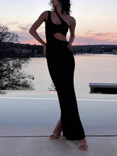 Langes Camisole-Kleid mit Cut-Outs